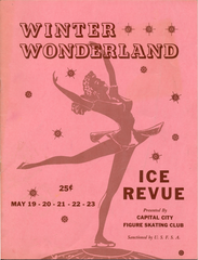 'Winter Wonderland' 1953 Ice Show Booklet front page